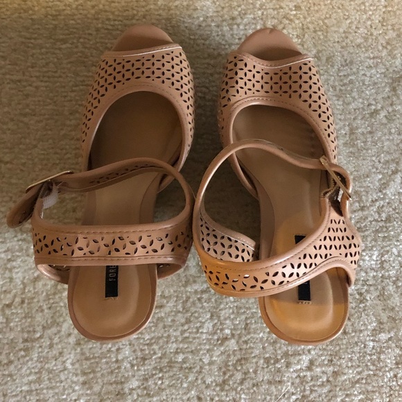 Nude cut out wedges - Picture 4 of 8